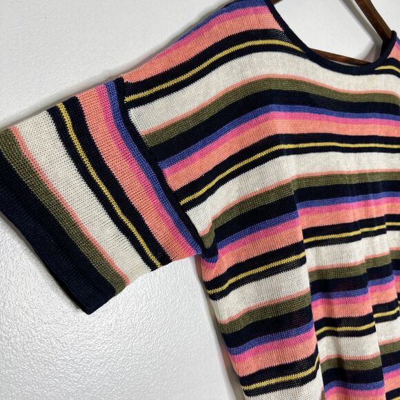 Talbots 100% Linen Knit Short Sleeve Pullover Sweater Top Plus Size 2X Petite - Picture 4 of 11